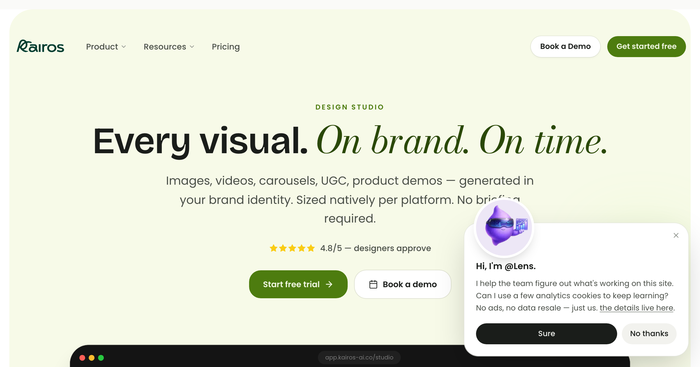 Download Design Studio Design Studio — visuals, on brand | KAIROS